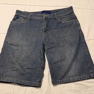 Men's Blue Denim Shorts